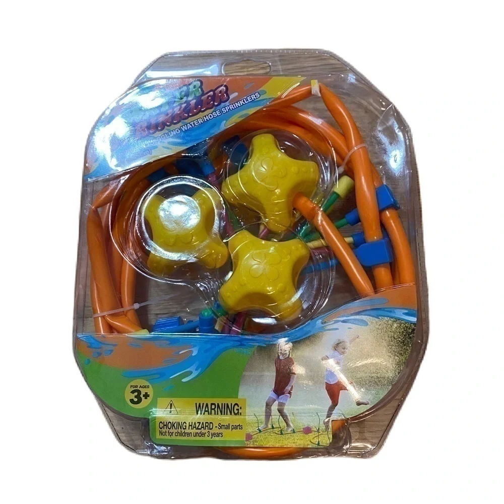 Water Sprinkler NEW Outdoor Toy Wiggling Hose 12 ft